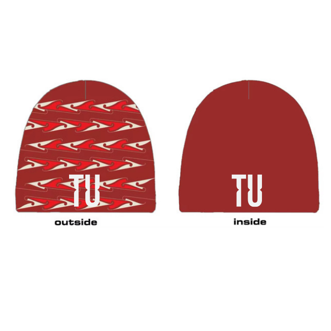 TURU Reversible Beanie — Black / Red