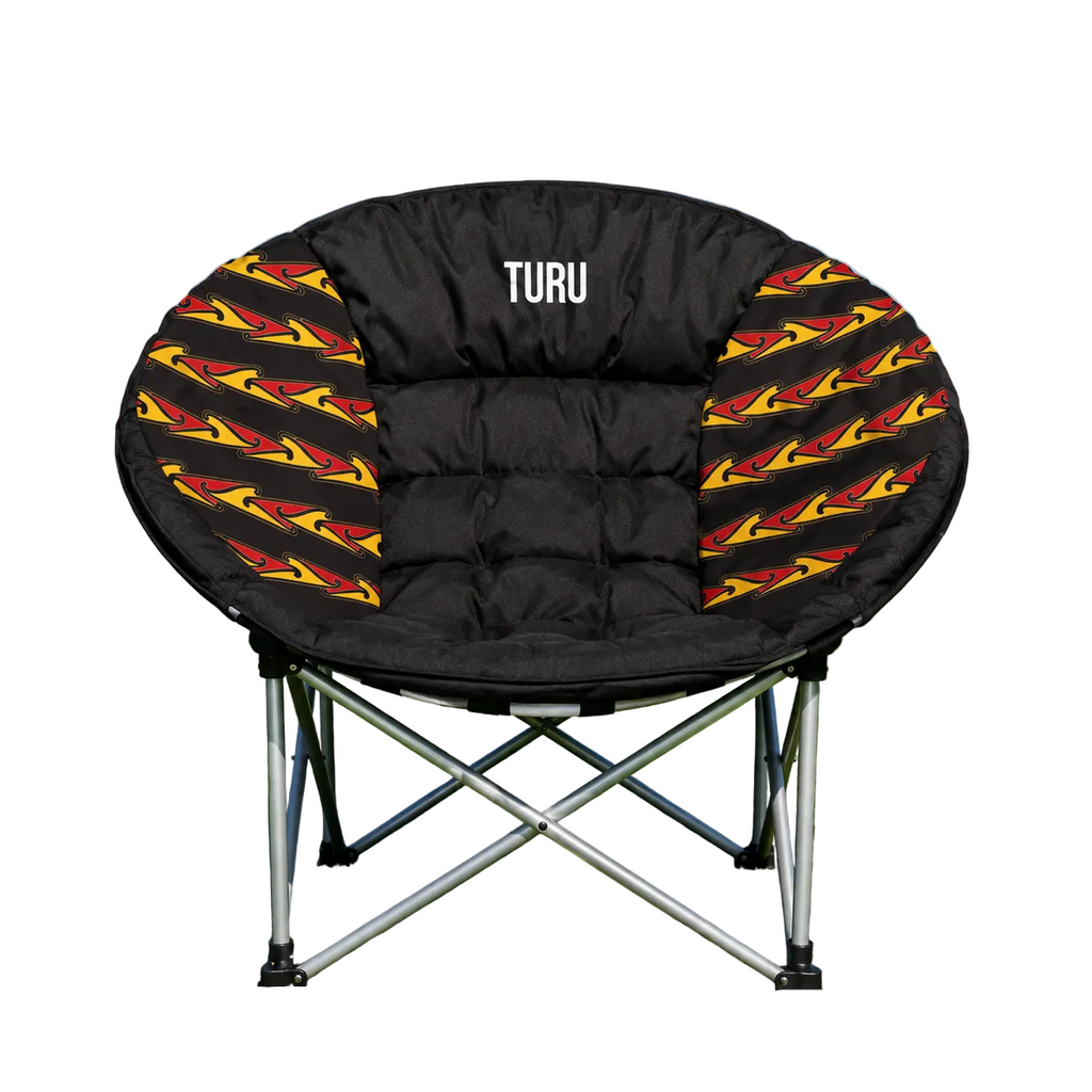 TURU Black Māori Design Chair