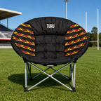TURU Black Māori Design Chair